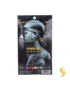 Red Kiss Power Wave Velvet Durag Blue Capa De Cabello